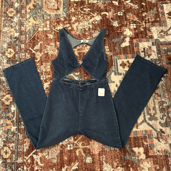 Free People Ultraviolet Jumpsuit - Size XL - Picture 4 of 7